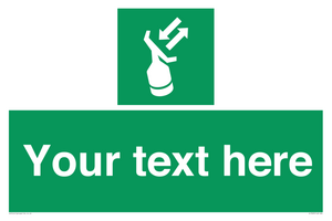 Custom sign safe condition Search and rescue transponder